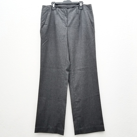 Stile Benetton Pants - Stile Benetton Grey Straight Leg Dress Pants